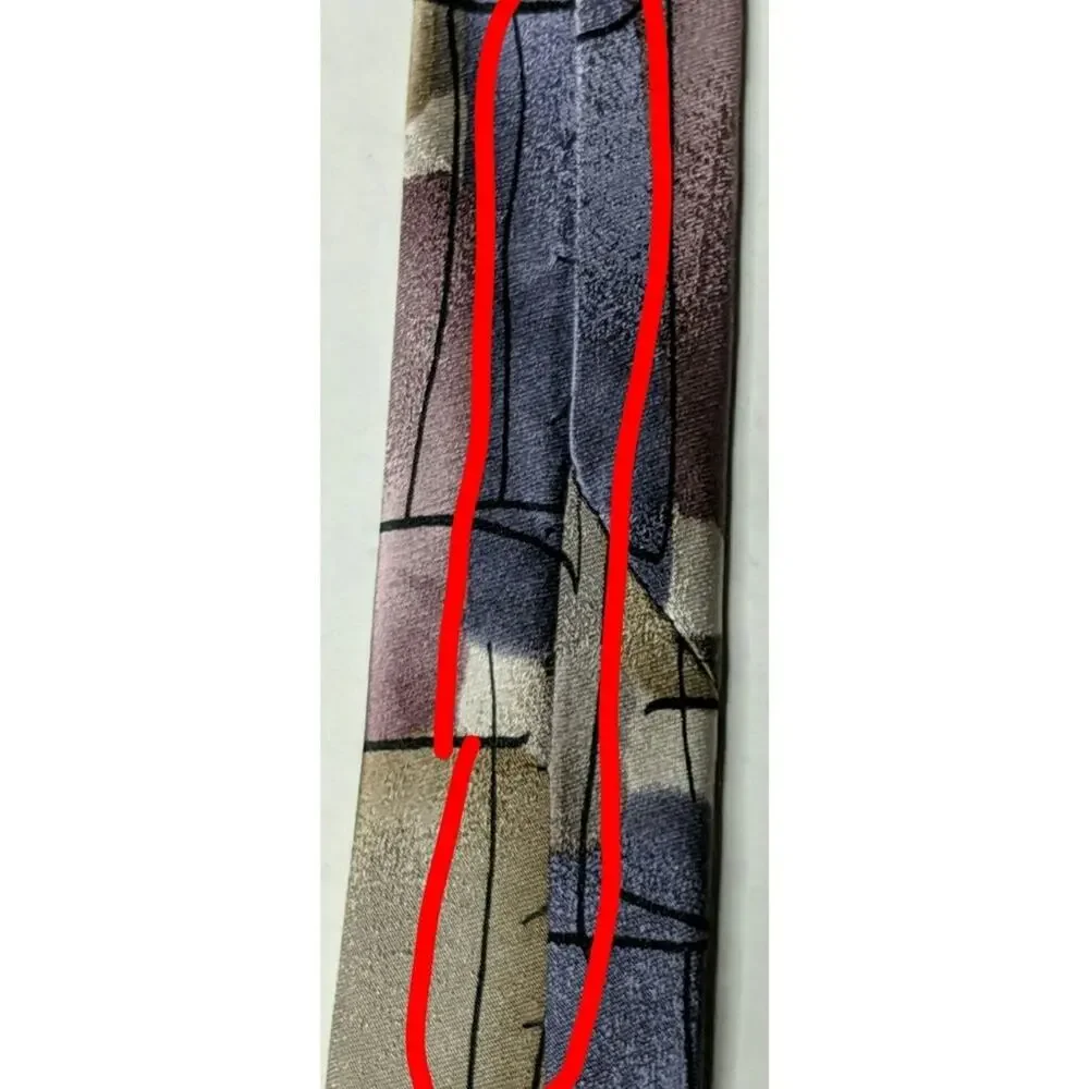 J. Garcia Malachite Silk Tie - FLAW